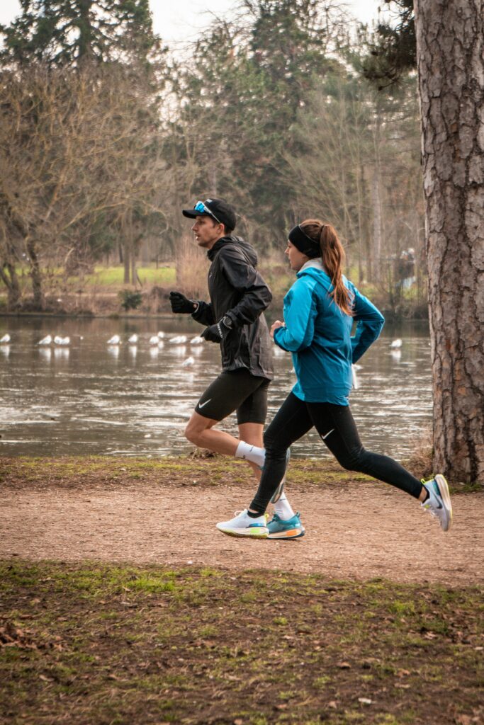 Runners dans le Bois de Boulogne