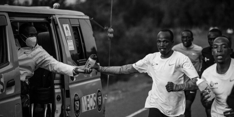 ravitaillement en séance de course à pied
