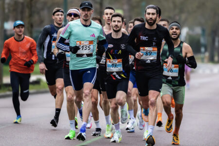 Groupe de marathoniens