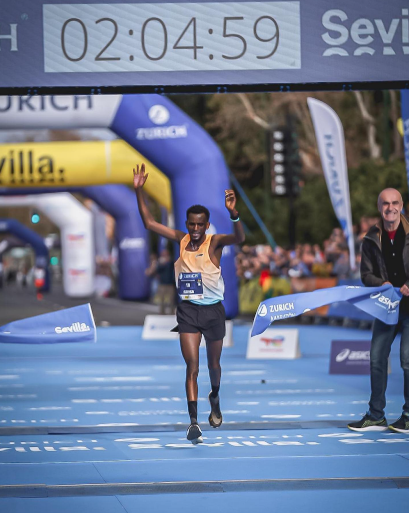 Victoire marathon Seville 2023