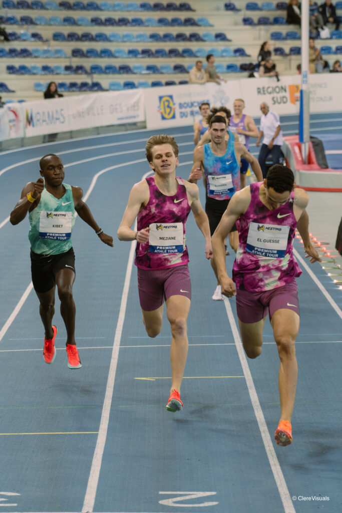 Yanis Méziane 3ème meilleur performeur français de l'Histoire sur 800m en salle