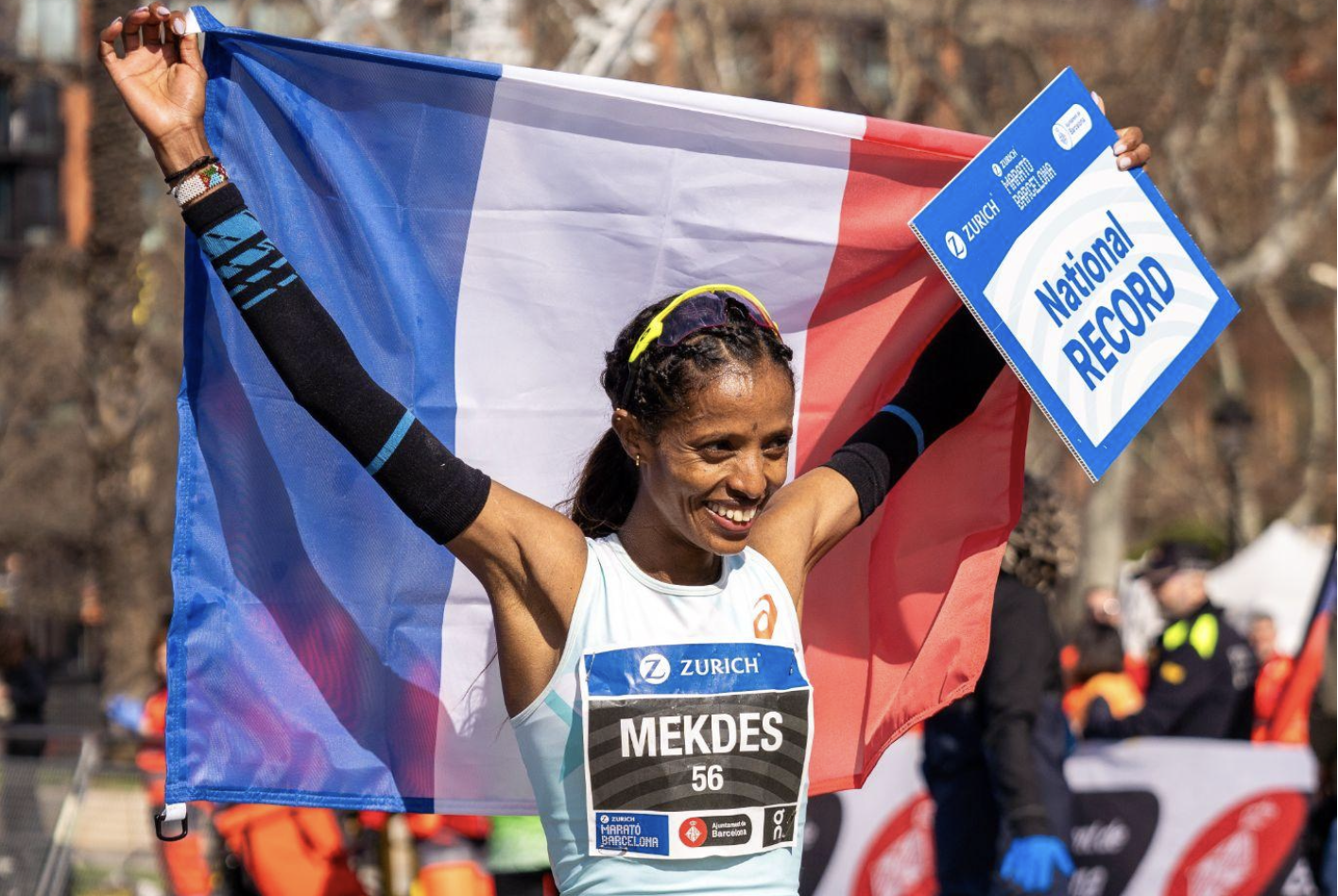 Nouveau record de France féminin du marathon pour Mekdes Woldu