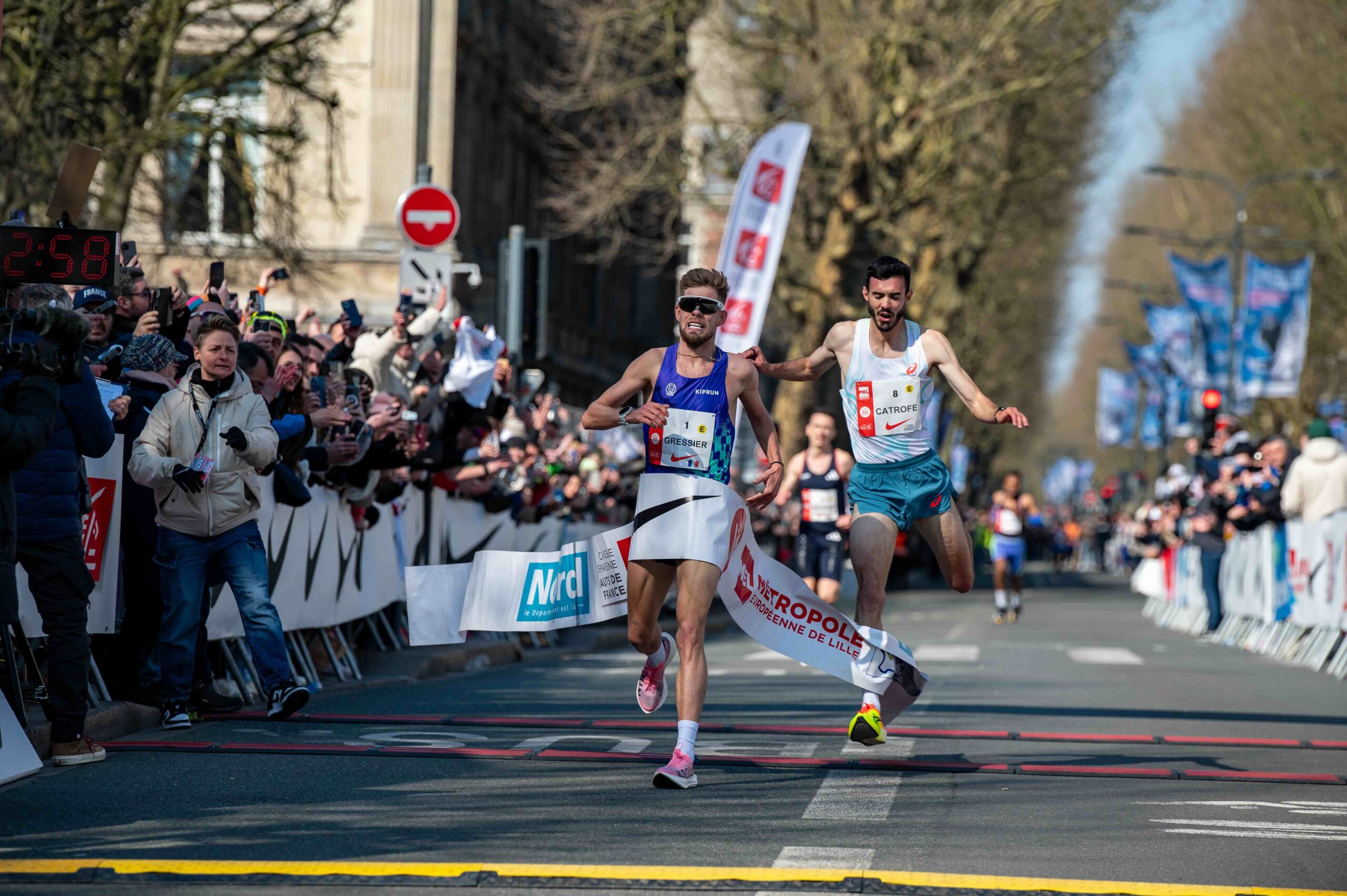 Jimmy Gressier bat le record d’Europe du 5KM à Lille !
