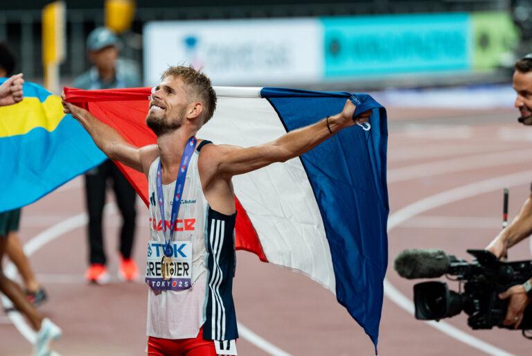Jimmy Gressier, champion du monde du 10 000 m aux championnats du Monde de Tokyo 2025