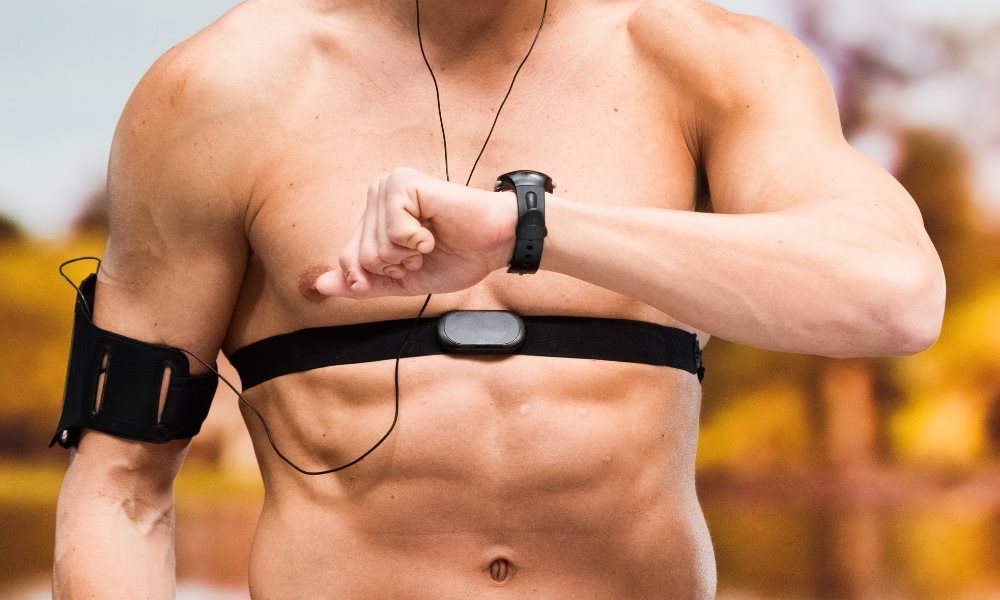 Ceinture Cardio Optique Hop-Sport HS-095PR - Moniteur De Fréquence Cardiaque Bluetooth, Pour Vélo, Rameur, Etc.