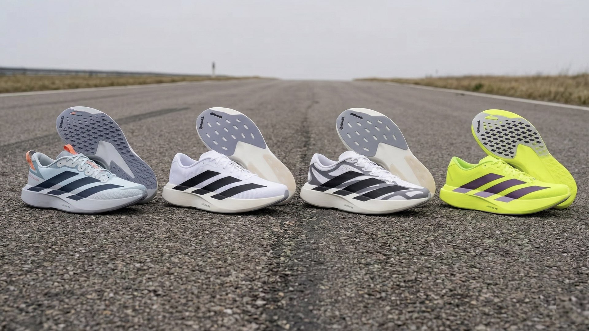 4 déclinaisons de la adidas Adizero Evo SL