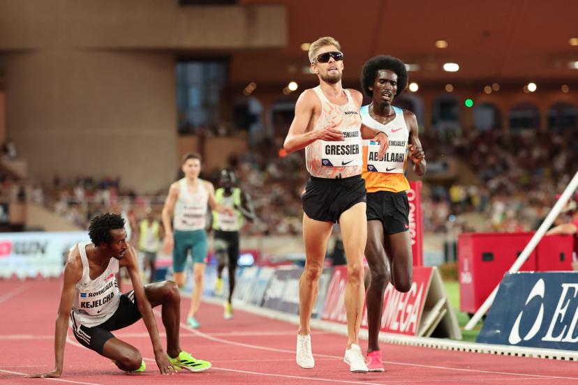 Jimmy Gressier à l'occasion du meeting Herculis sur 5000m en 2025