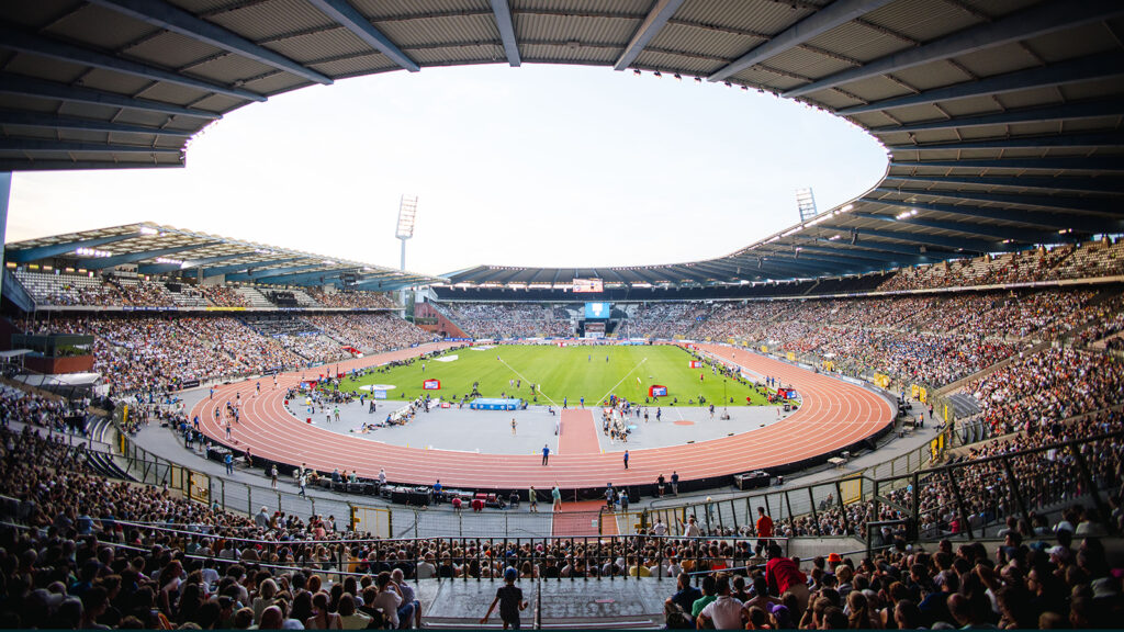 stade Roi Baudouin de Bruxelles qui accueille L'Allianz Mémorial Van Damme, finale de la diamond league 2026