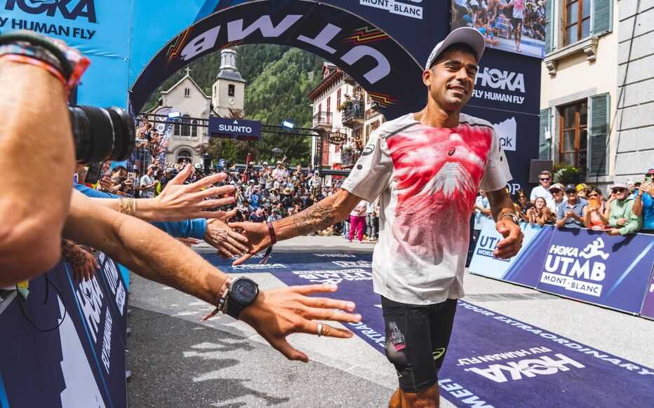 Ben dhiman vainqueur de l'utmb 2026 ultra trail du Mont Blanc