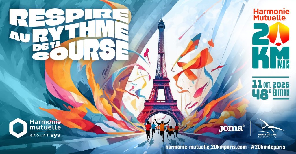 Affiche 20km de paris 2026